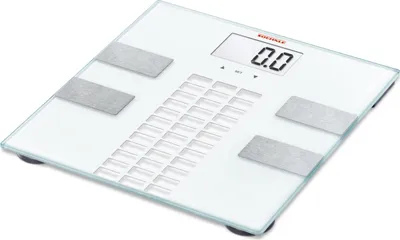 Produktbild von Soehnle Elektronische Personenwaage - max. 150 kg Tragkraft - LCD-Infodisplay - Körperfettanalyse - Körperwasseranalyse - Speicherfunktion; 63815