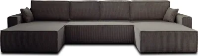Produktbild von Best Mobilier Dellia, Grau, 7 Sitz(e), Dellia, Samt, Holz, Kunststoff