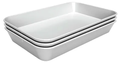 Image de Plateau de présentation, set de 3, 280x420mm, blanc