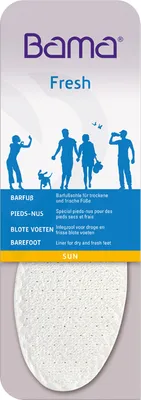 Produktbild von Bama Standard Sun Komfort-Einlegesohlen für Sommerschuhe - Größe 45 EUR