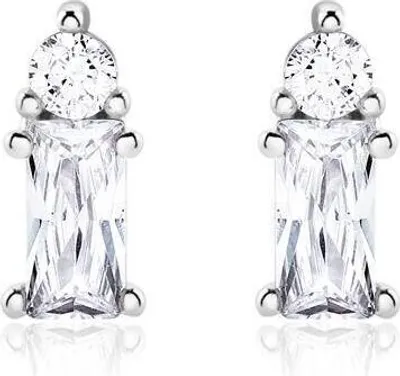 Produktbild von Damen Ohrstecker aus Sterlingsilber mit Zirkonia von Unique