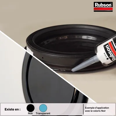 Zdjęcie produktu dla Mastyk samochodowy, Rubson Spécial Auto-Bateaux, Czarny, 280ml, Uszczelnianie Klejenie Naprawa