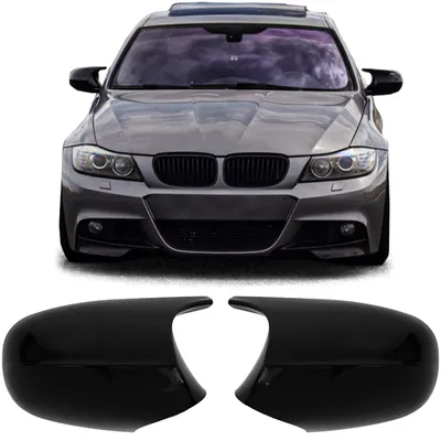 Obrázek produktu pro Kompletní kryt světlometů pro BMW E90 E91 E92 E93, model po faceliftu, černá barva, lesklý povrch