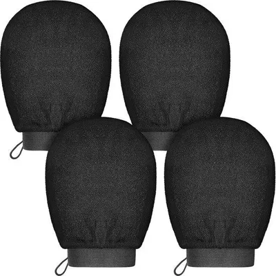 Image de Bains moussants exfoliants - Lot de 4 - Bains moussants exfoliants - Noir