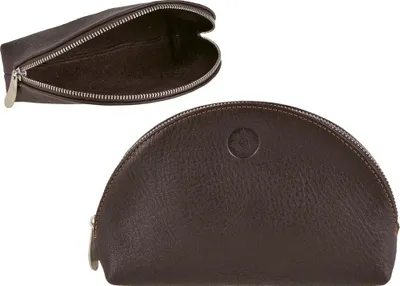 Produktbild von Sonnenleder Innentasche Kosmetiktasche Leder mit Reißverschluss Julier braun 830-150-77