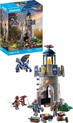 Image de PLAYMOBIL PLAYMOBIL 71483 Tour du chevalier avec forgeron et dragon 71483