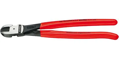 Obrázok produktu pre Knipex 74 91 250, Diagonálne kliešte, Chrómovo-vanádová oceľ, Plast, Červená, 52 mm, 250 mm