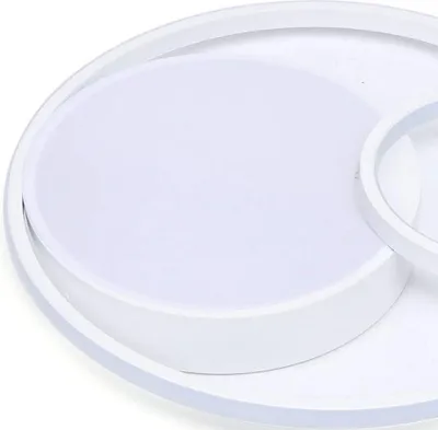 Zdjęcie produktu dla 32W Nowoczesny Żyrandol 3 Pierścienie LED Akrylowa Lampa Sufitowa Lampa Sufitowa Okrągły Nowoczesny Kształt Koła Ściemnialny Wisiorek Salon Sypialnia