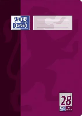 Image de 10x OXFORD 100050332 cahier d'écolier DIN A4 linéature 28 quadrillé 32 feuilles