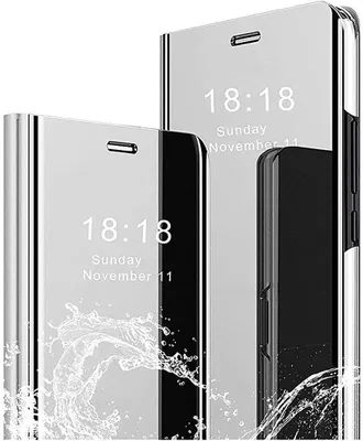 Imagen del producto de Funda tipo libro para Samsung Galaxy A56 5G, delgada, color plateado, con función de encendido/apagado automático