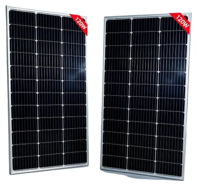 Immagine prodotto di Pannello solare, alta efficienza, design resistente, 2 pannelli da 120 W