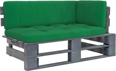 Produktbild von Outdoor-Ecksofa Paletten Kiefernholz Imprägniert Grau