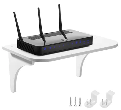Obrázek produktu pro Samolepicí police bez nutnosti vrtání, vhodné pro router a knihy