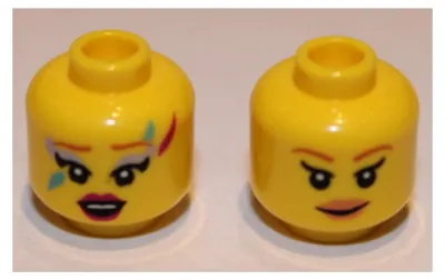 Image de Minifigurine LEGO jaune (référence : 3626pb2794) – neuve