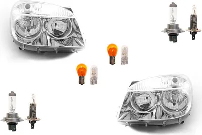 Produktbild von Scheinwerfer passend für Fiat Doblo 119 223 05- Leuchtmittel Set Li. Re. 51755051 0051755051 51805935 0051805935 0000051755051 51755054 Johns