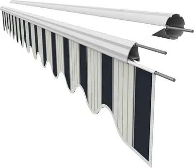 Produktbild von Leudus Markisen Volant für 3m Markisen Markisenbespannung Sonnenschutz Ersatzstoffe Sonnenmarkise fertig genäht (2,82x0.21m, SPD037)