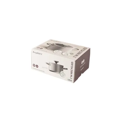Produktbild von BergHOFF Leo Graphite, 3,4 l, Edelstahl, Edelstahl, Keramik, Gas, Halogen, Induktion, Versiegelte Platte, Glas, 250 °C