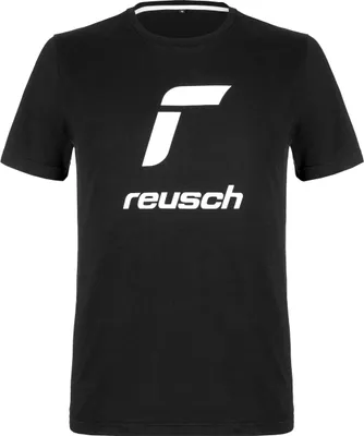 Zdjęcie produktu dla T-shirt Reusch z wygodnym okrągłym dekoltem, model 7701, kolor: czarny/biały, rozmiar: S