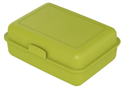 Image de Boîte à provisions School-Box grande - Boîte à goûter sans BPA pour enfants avec séparateur & fermeture à clic - boîte à goûter robuste  Germany - Lemon