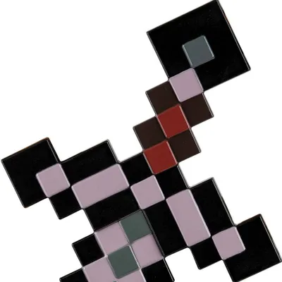 Produktbild von Jakks Pacific Minecraft Kunststoff-Replik Nether Sword Schwert 51 cm JPA124369-15L