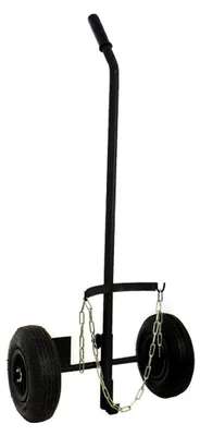 Produktbild von Wagen für Gasflaschen 6/13 kg, Schwarz, 220 mm Durchmesser mit aufblasbaren Rädern