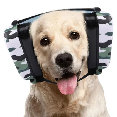 Gehörschutz für Hunde, Ohrenschützer, Geräuschschutz, Camouflage