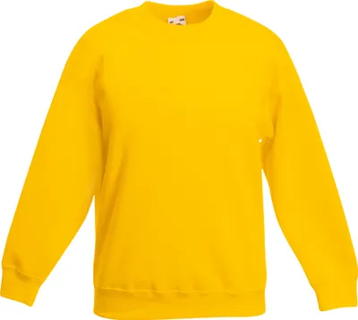 Produktbild von Fruit Of The Loom Kinder Pullover Klassik 80/20 RW3154 (12/13 Jahre) (Sonnenblumengelb)