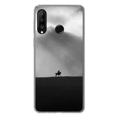 Produktbild von MuchoWow® Handyhülle Schutzhülle Hülle für Huawei P30 Lite Pferd - Licht - Berg Silikon Softcase Handy Hülle - Handyhülle