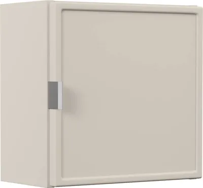 Image de Armoire Suspendue Pour Salle De Bain, Cachemire Mat, 35 X 35 Cm, 1 Porte, Moderne