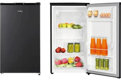 Produktbild von Kühlschrank Amica VKS 351 161 SW BxHxT 47,5 x 85 x 44,5 cm