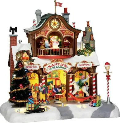 Produktbild von LEMAX Weihnachtsdorf: "Santa's Workshop" (35558)