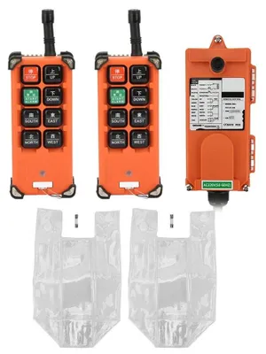 Produktbild von Drahtlose Fernbedienung - 2 Sender + 1 Empfänger - 220 V - Bis zu 9 Steuerpunkte