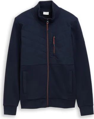 Produktbild von Hybrid Sweatjacke mit Steppung