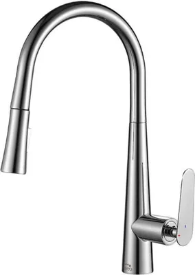 Produktbild von BADLAND Küchenarmatur Wasserhahn NALDA Küchenmischer für Küche in Silber