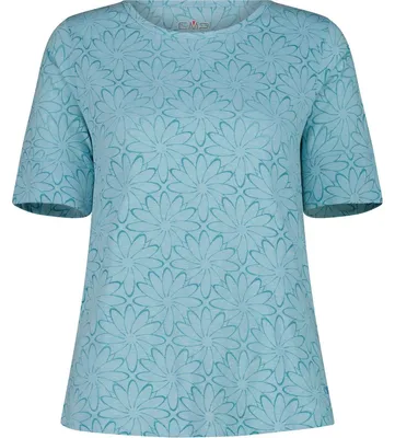 Image de CMP T-shirt pour femme, couleur turquoise