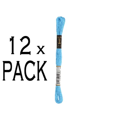 Obrázok produktu pre 12x Anchor Sticktwist 8m, h'turquoise, bavlna, farba 1090, 6 nití, PU