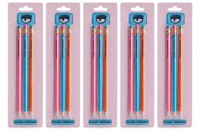 Produktbild von Pigna Chiara Ferragni Notizhefte 15 Stück (5x 3er Pack) Mehrfarbig Schulhefte Schreibhefte 234324