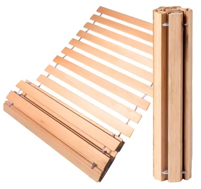 Produktbild von Coemo Rollrost DELUXE 90 x 210 cm Rolllattenrost 23 massive Leisten