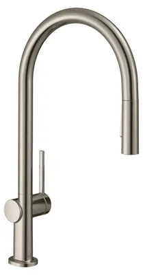 Immagine prodotto di hansgrohe Talis M54 Mitigeur monocommandé pour cuisine 210, douchette extractible, 2 types de jets, éco, 72842800, 72842800