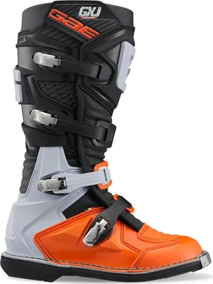Zdjęcie produktu dla Buty motocyklowe dziecięce junior GAERNE GX-J MX OFFROAD czarne/ pomarańczowe 40
