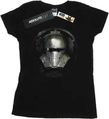 Produktbild von Star Wars - "The Mandalorian" T-Shirt für Damen BI43176 (M) (Schwarz)