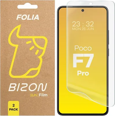 Produktbild von Bizon Glasfolie Sonne Xiaomi Poco F7 Pro [2 PACK]