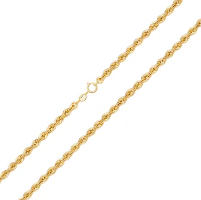 Produktbild von Raffiniert 9 Karat (375) Gold Damen - Seil Kette - 76cm*4mm; TRS3687L30