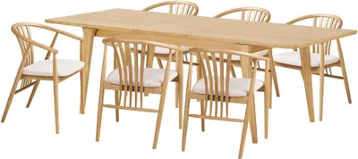 Produktbild von Oline Essgruppe Esstisch 6 Stühle natur.