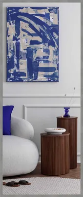 Produktbild von nielsen HOME Wandspiegel Star, Grau matt, Aluminium, ca. 70x170 cm