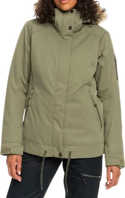 Produktbild von Kurtka damska Roxy Meade narciarska zimowa khaki XS