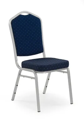 Produktbild von Halmar Essensstuhl K66S - blau / silber
