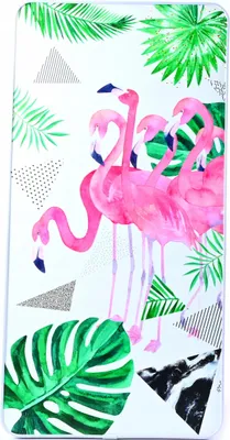 Produktbild von Wandbild Flamingo im Rahmen 24x48cm - Stilvolle Wanddekoration für Modernes Ambiente