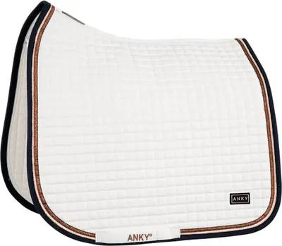 Zdjęcie produktu dla ANKY Podkładka pod siodło ujeżdżeniowe XB21007 Bawełna Twill White Full