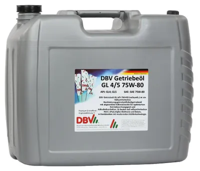 Produktbild von DBV 75W-80 GL4/5 (vollsynthetisch) 20-Liter-Kanister